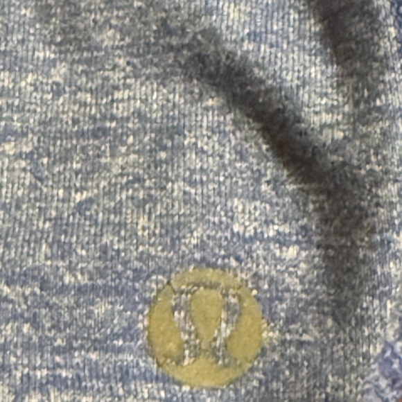 Lululemon Scuba Jacket Blue Hoodie High Neck Full Zip Thumb Holes, size 8 - Picture 13 of 13